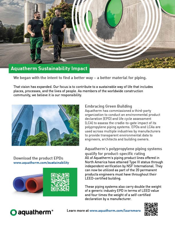 Aquatherm Sustainability Impact